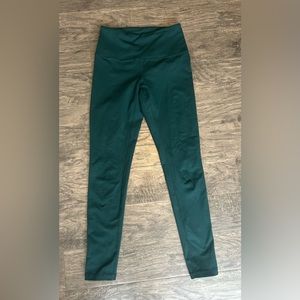 Zella Green Full Length Leggings. Sz S Yoga, Athletic, Activewear
